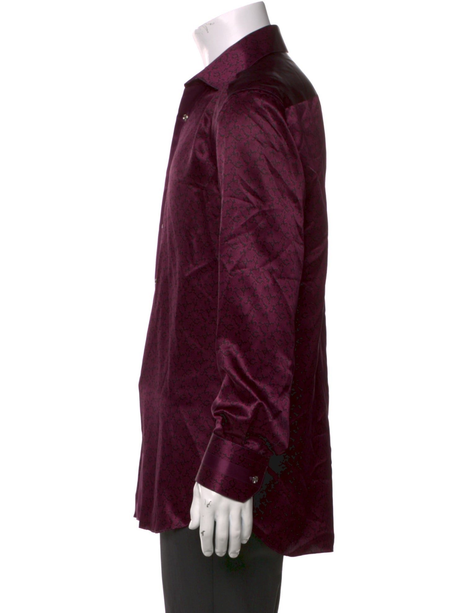 Stefano Ricci Silk Long Sleeve Shirt