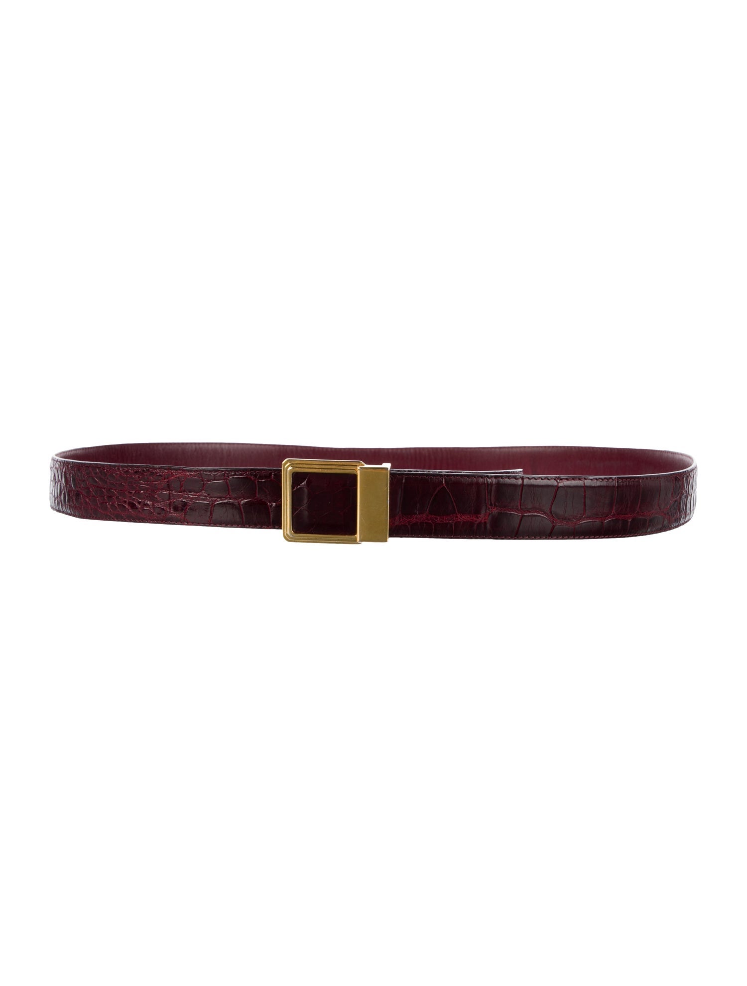Stefano Ricci Embossed Leather Belt Kit