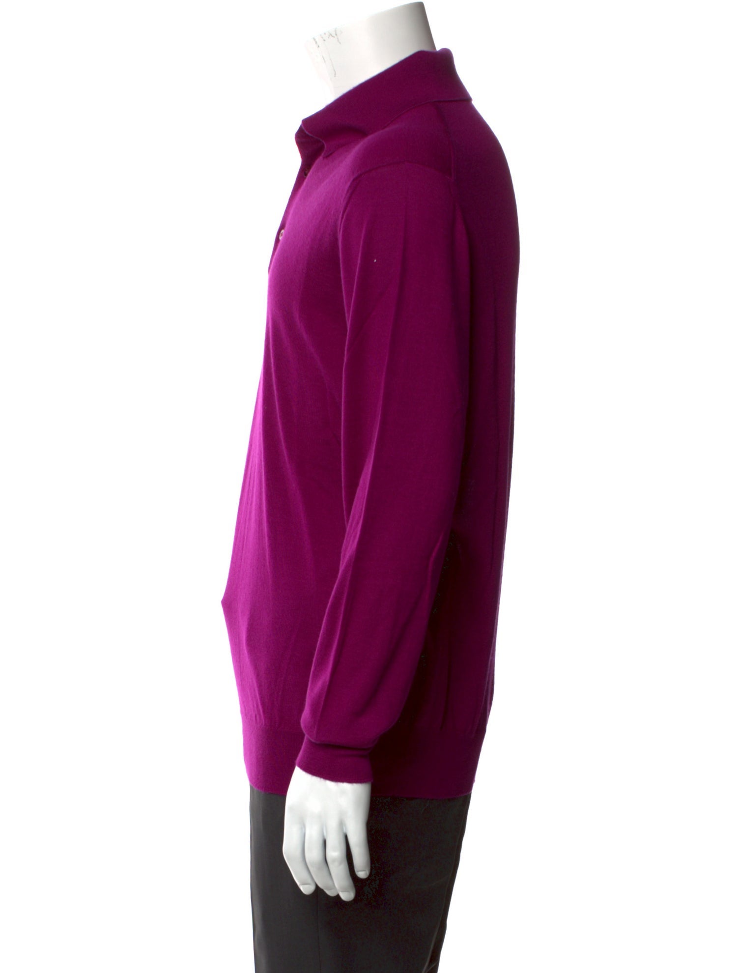 Stefano Ricci Cashmere Mock Neck Polo Sweater