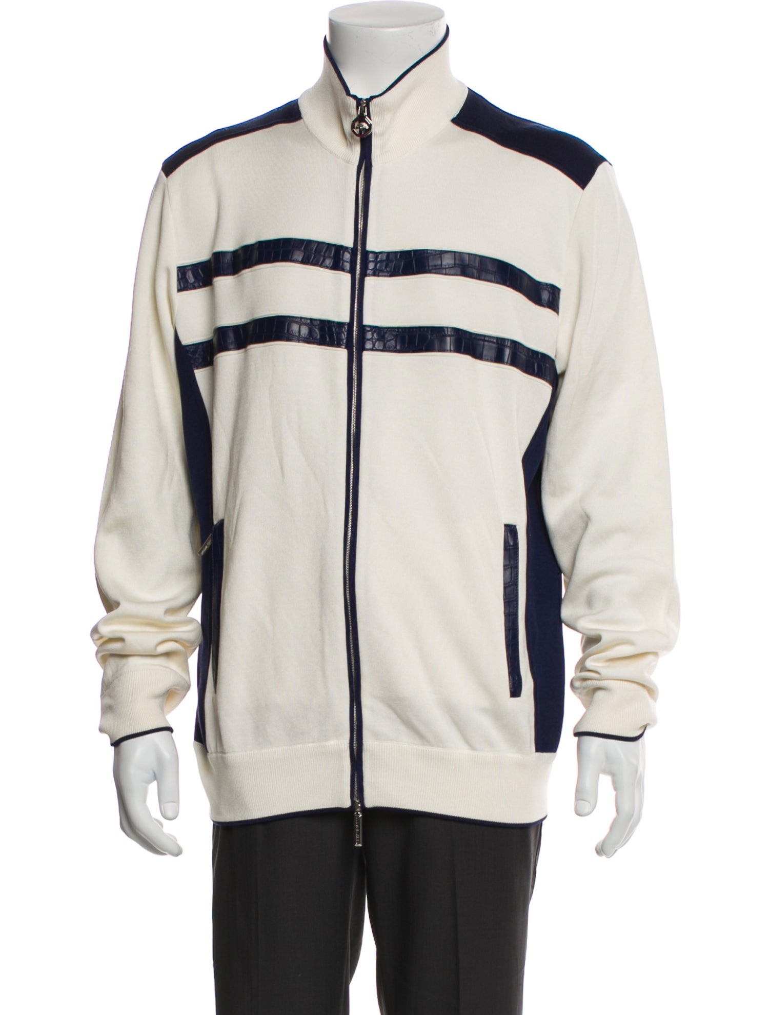 Stefano Ricci Silk Striped Jacket