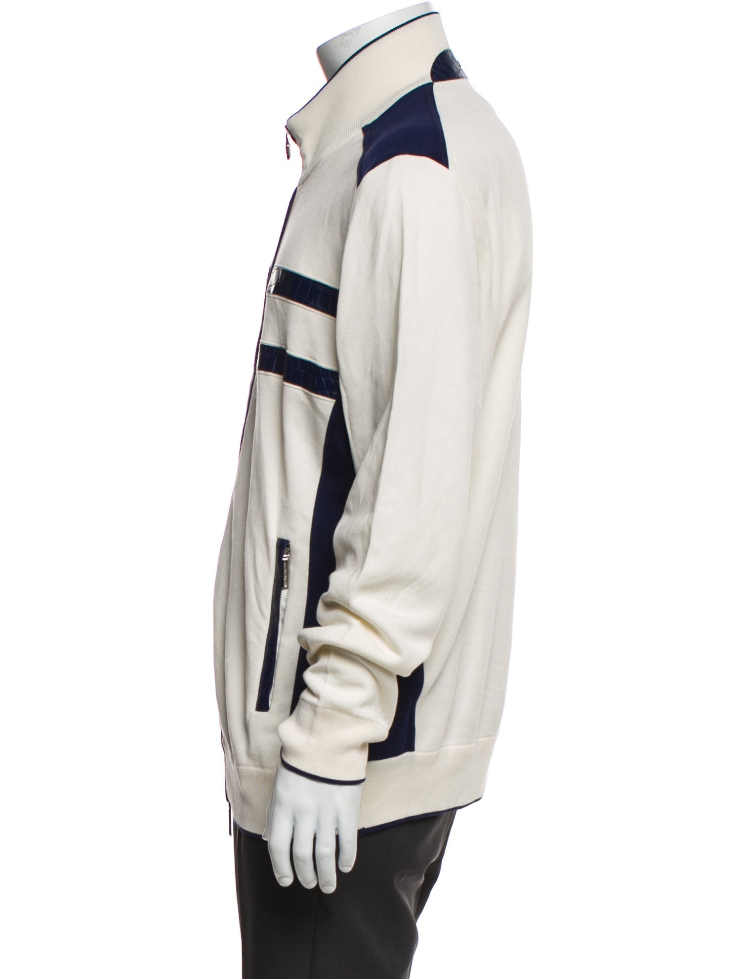 Stefano Ricci Silk Striped Jacket