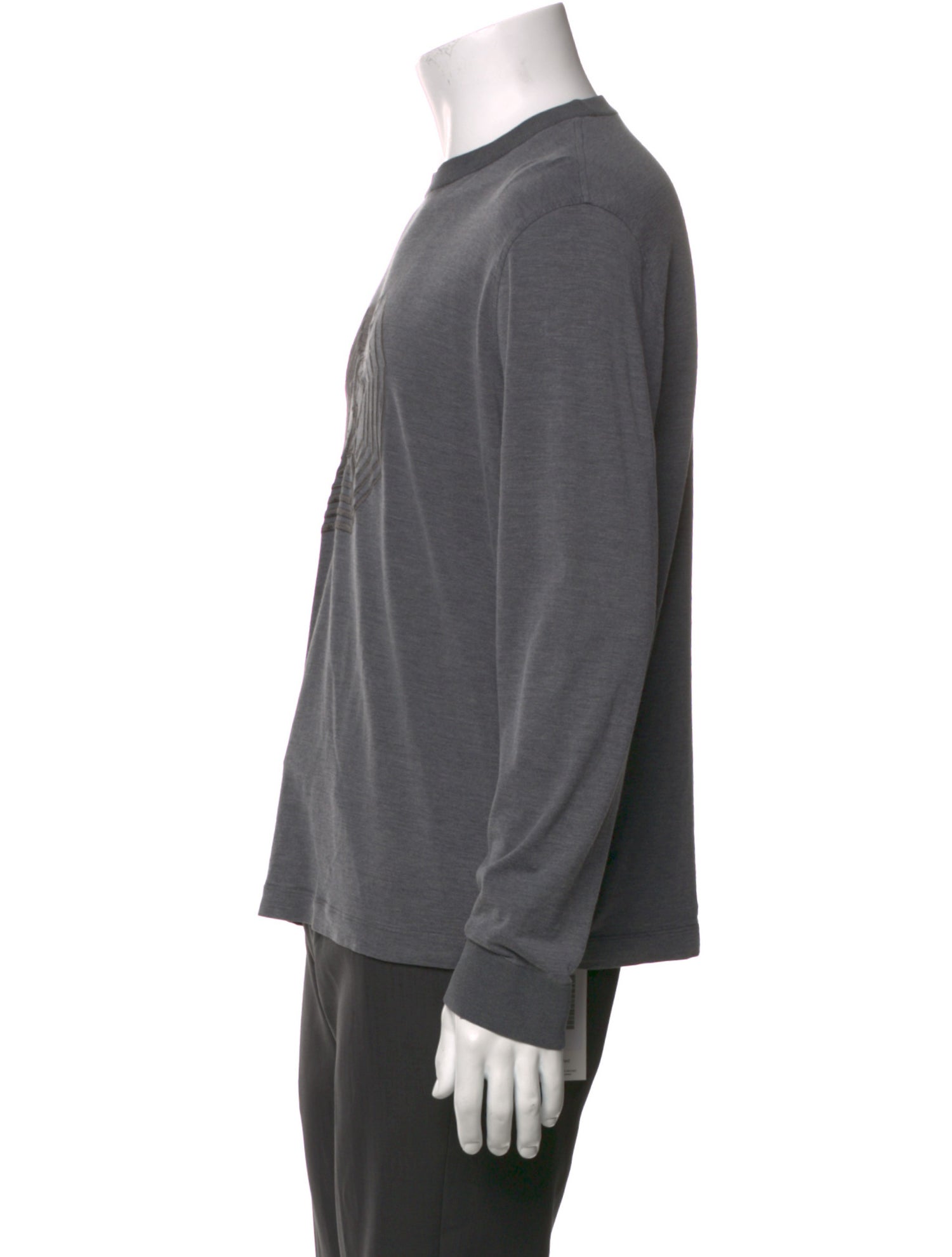 Stefano Ricci Silk Graphic Print Henley