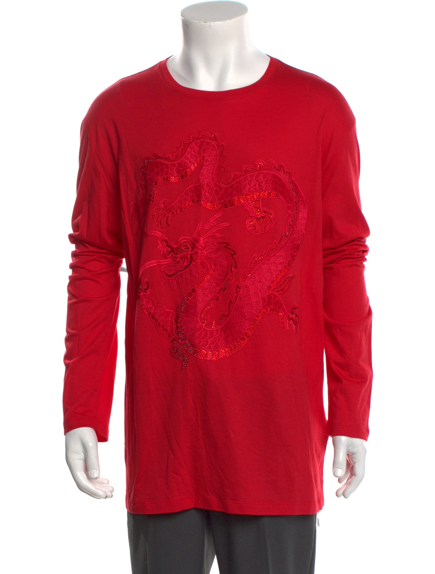 Stefano Ricci Crew Neck Long Sleeve Henley w/ Tags