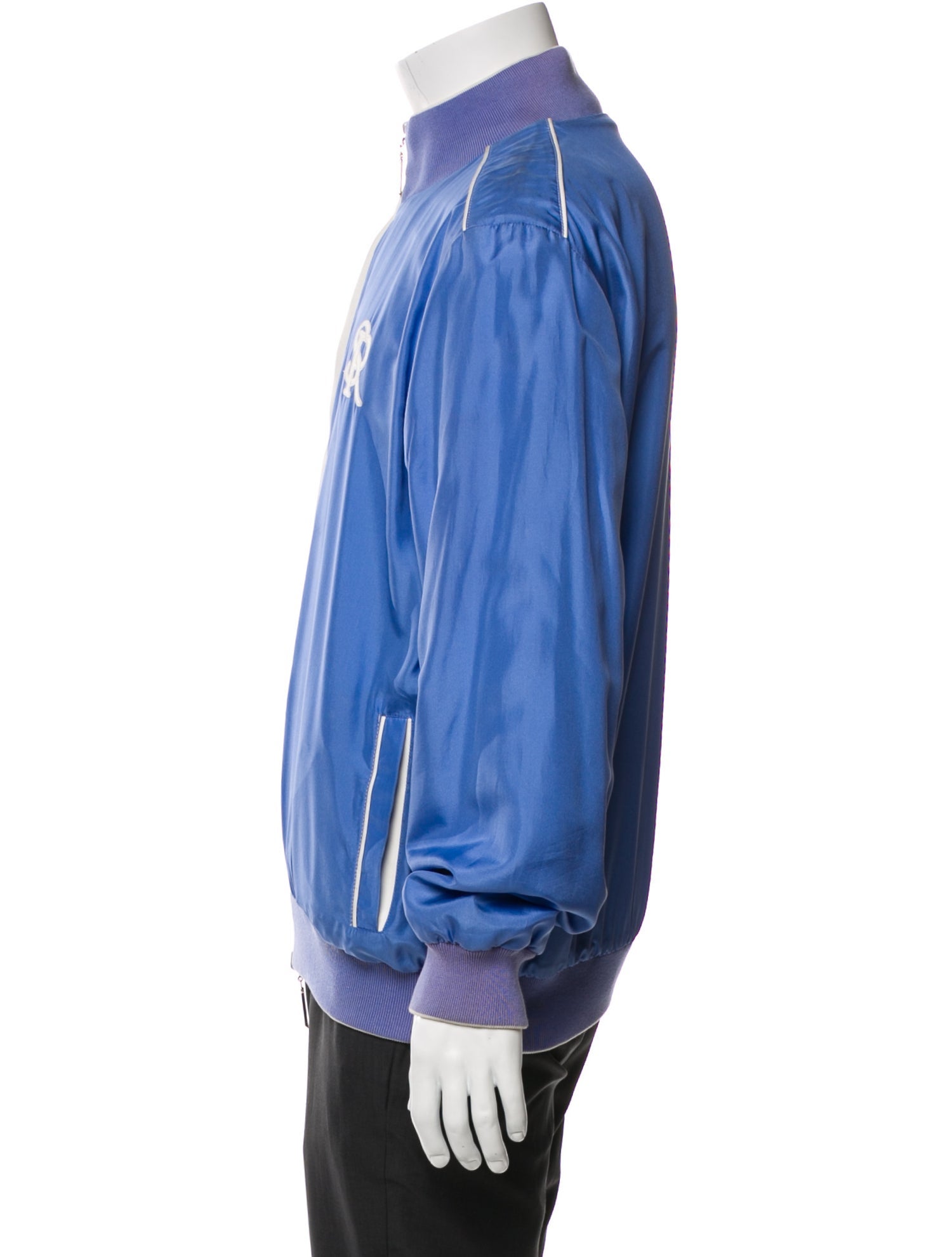 Stefano Ricci Striped Windbreaker