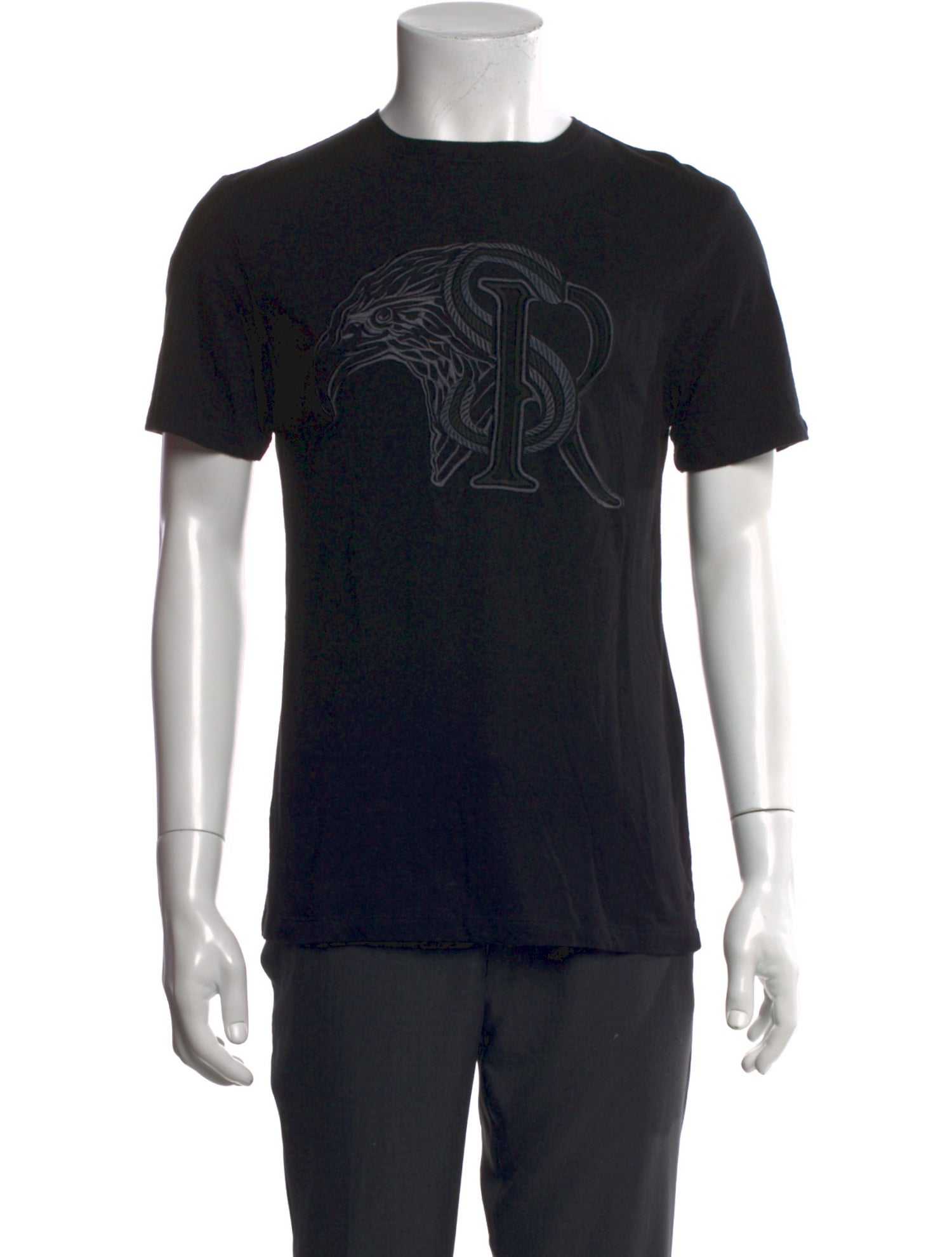 Stefano Ricci Graphic Print Crew Neck T-Shirt