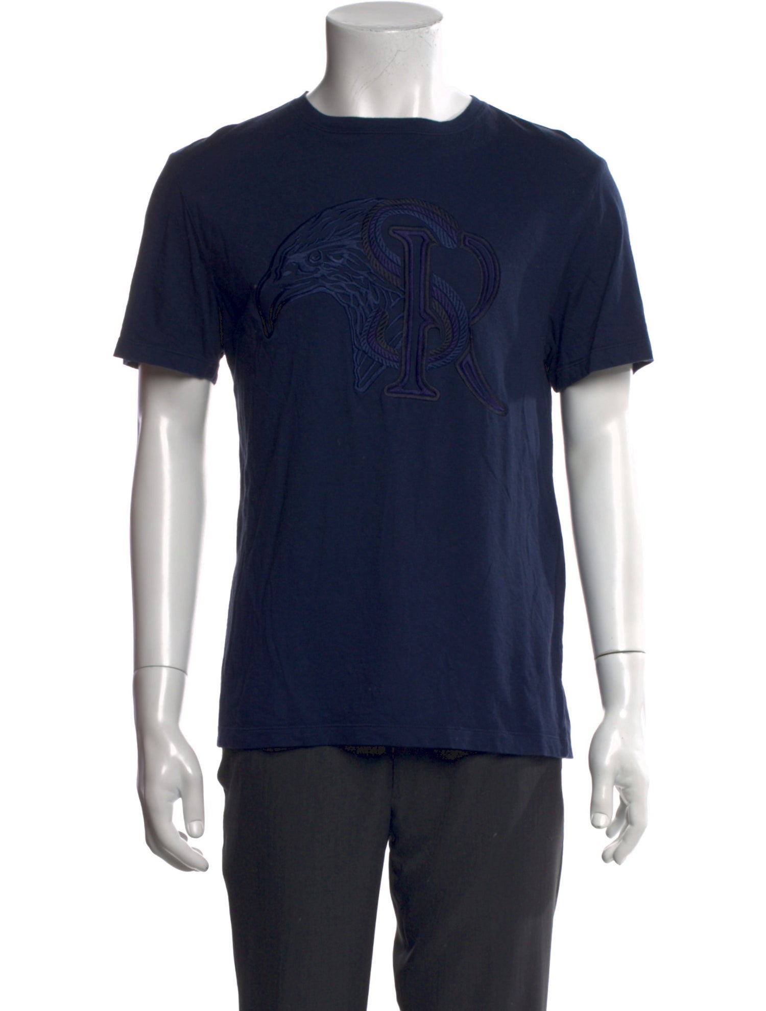 Stefano Ricci Graphic Print Crew Neck T-Shirt