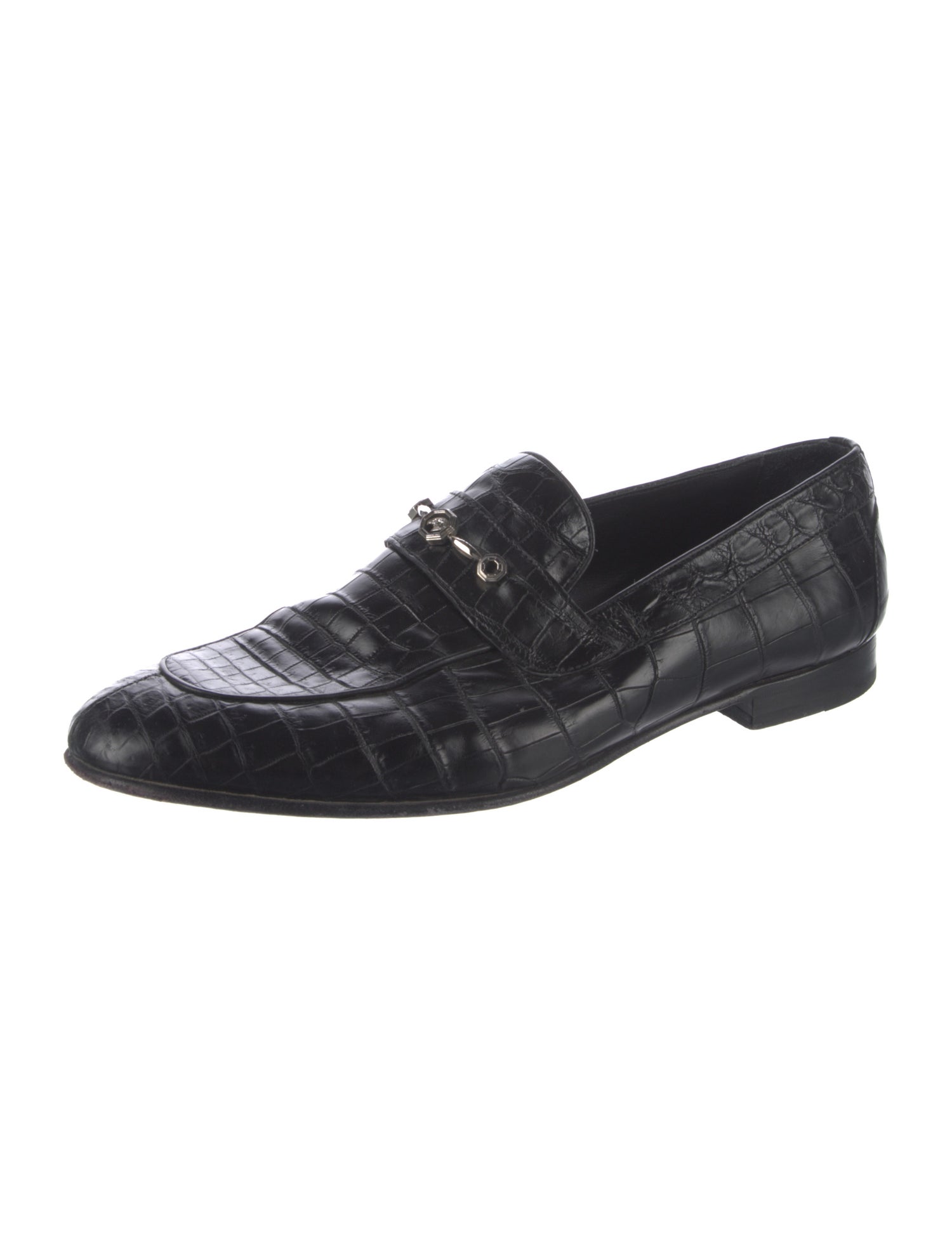 Stefano Ricci Crocodile Dress Loafers