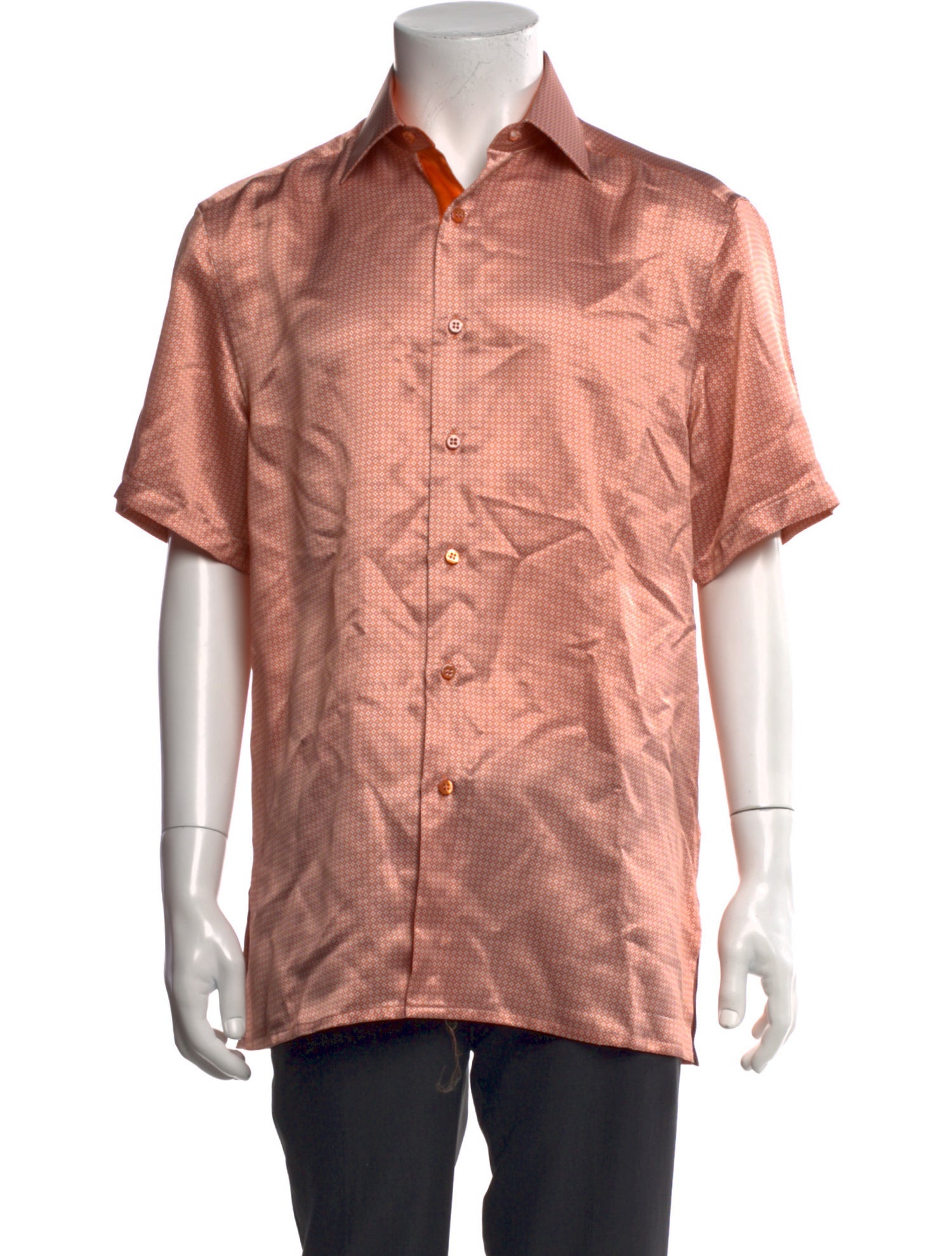 Stefano Ricci Silk Printed Shirt