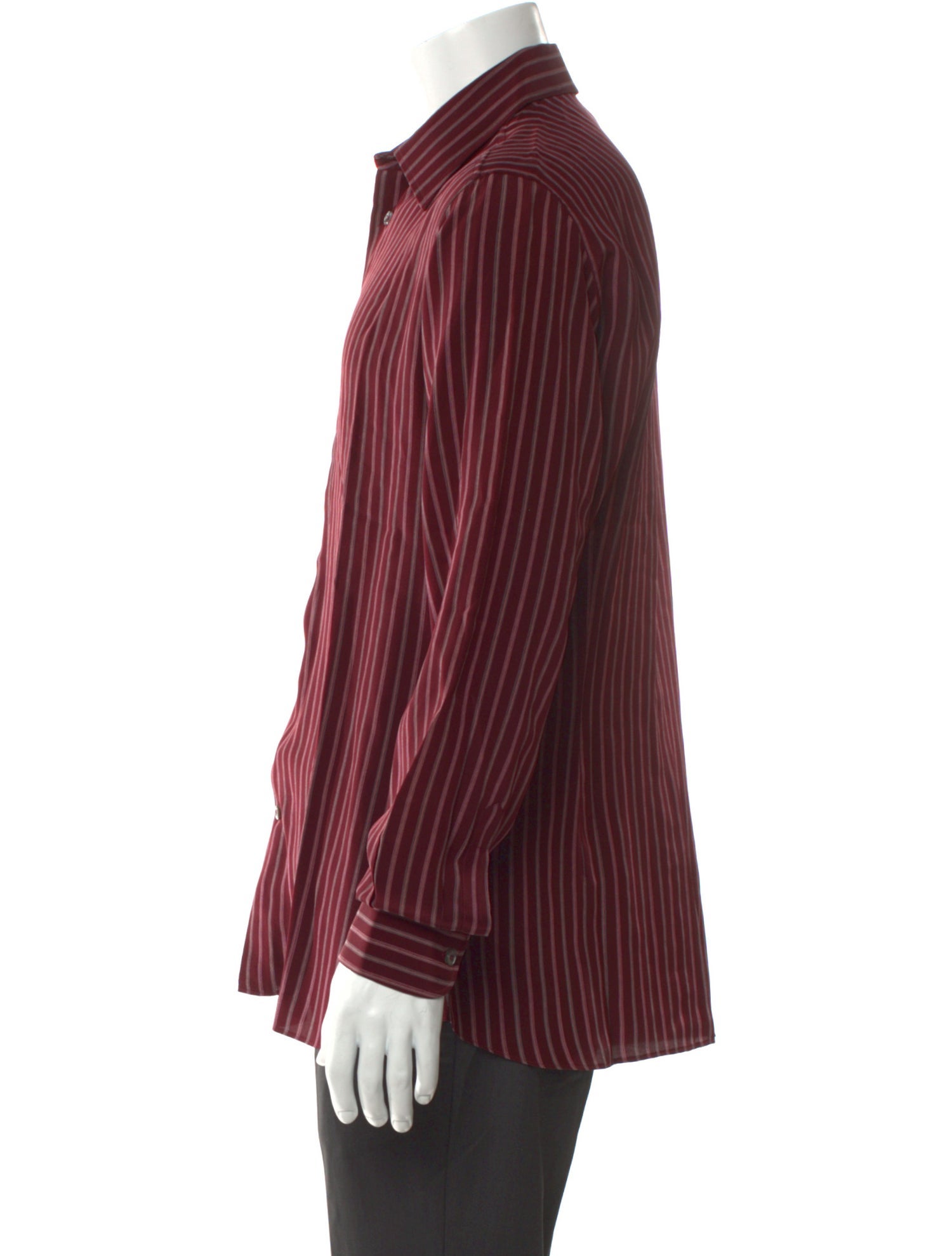 Stefano Ricci Silk Striped Dress Shirt