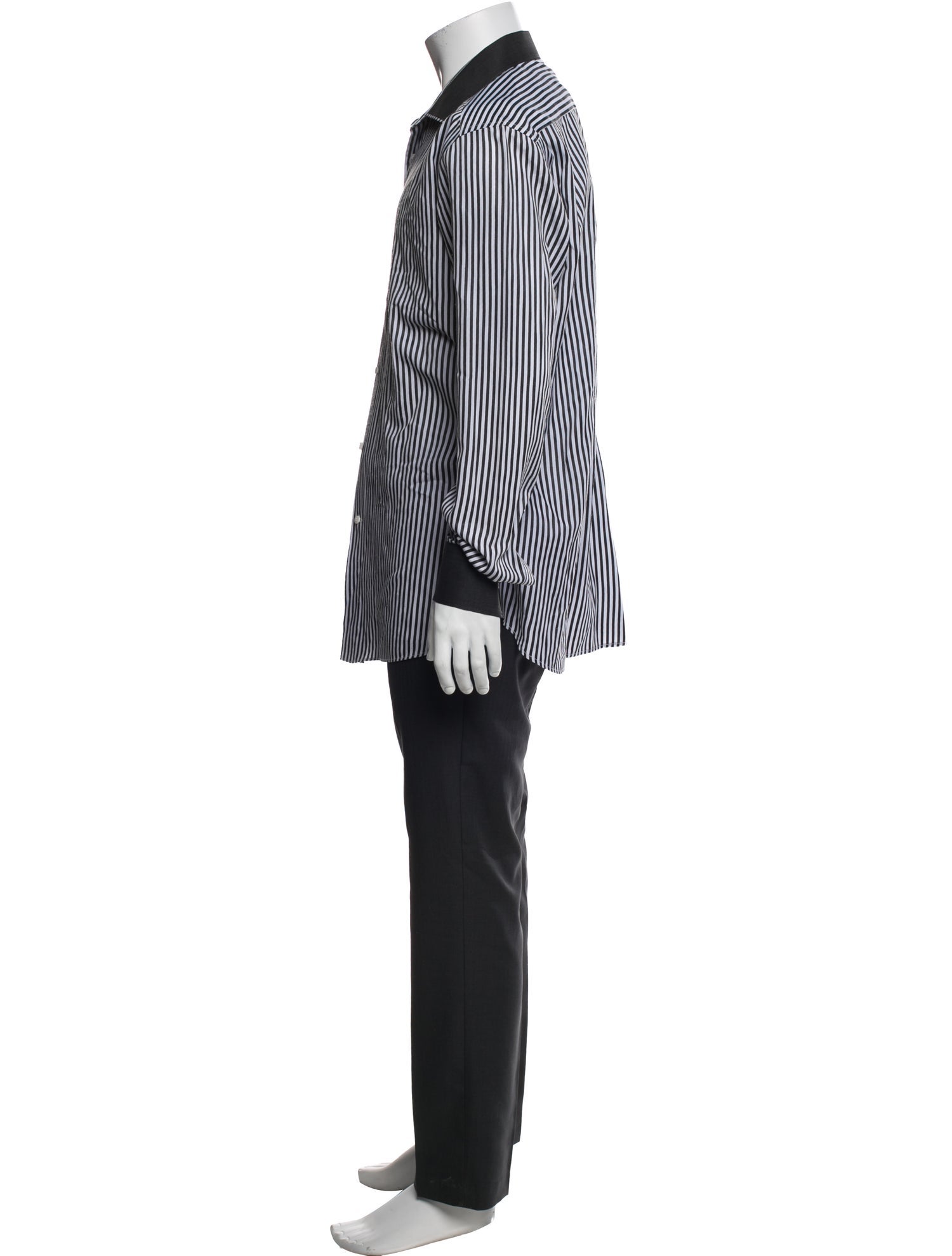 Stefano Ricci Striped Long Sleeve Shirt