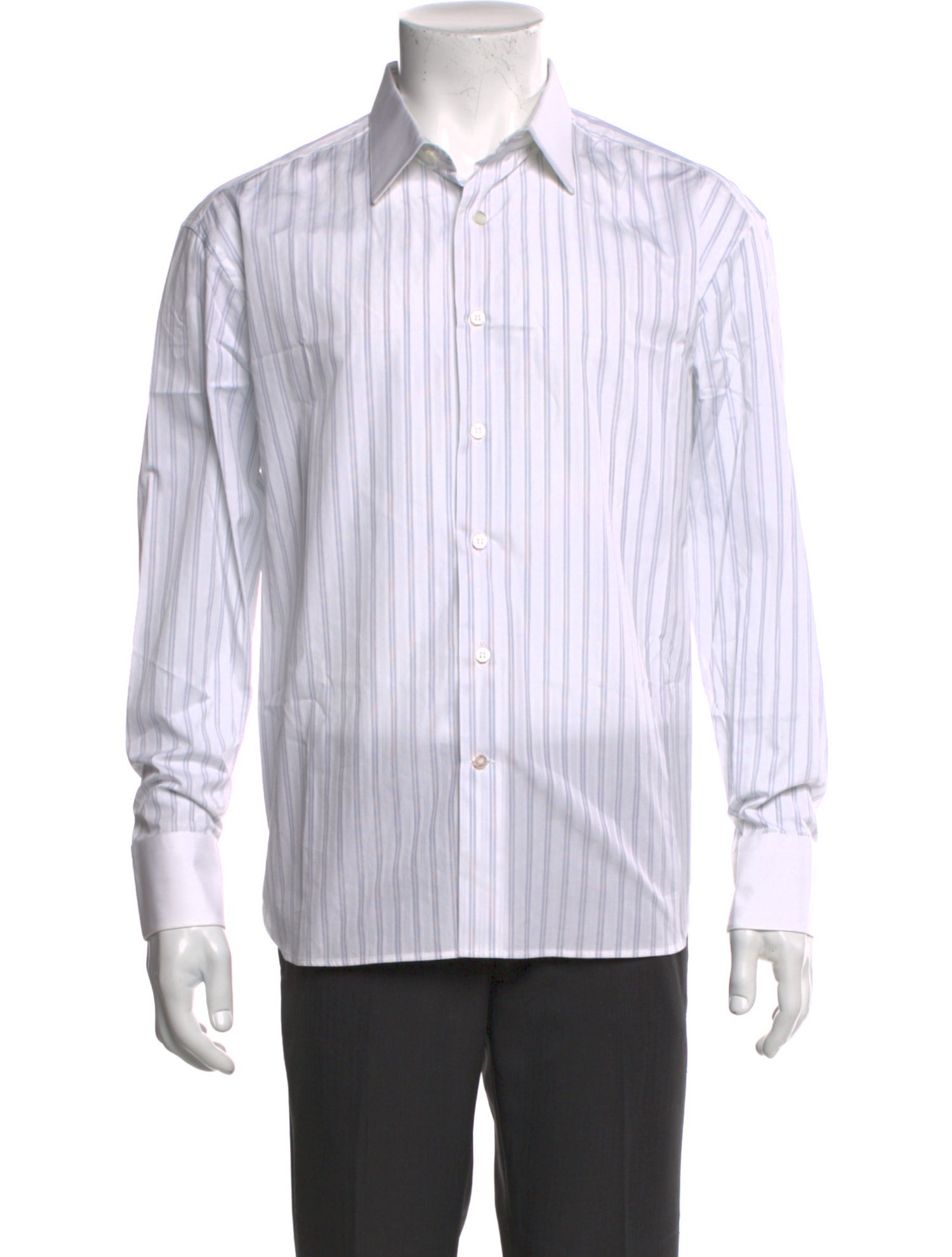 Stefano Ricci Striped Long Sleeve Shirt