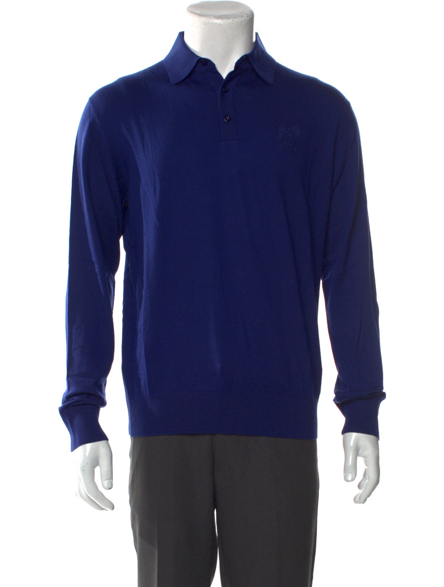 Stefano Ricci Wool Mock Neck Polo Sweater w/ Tags