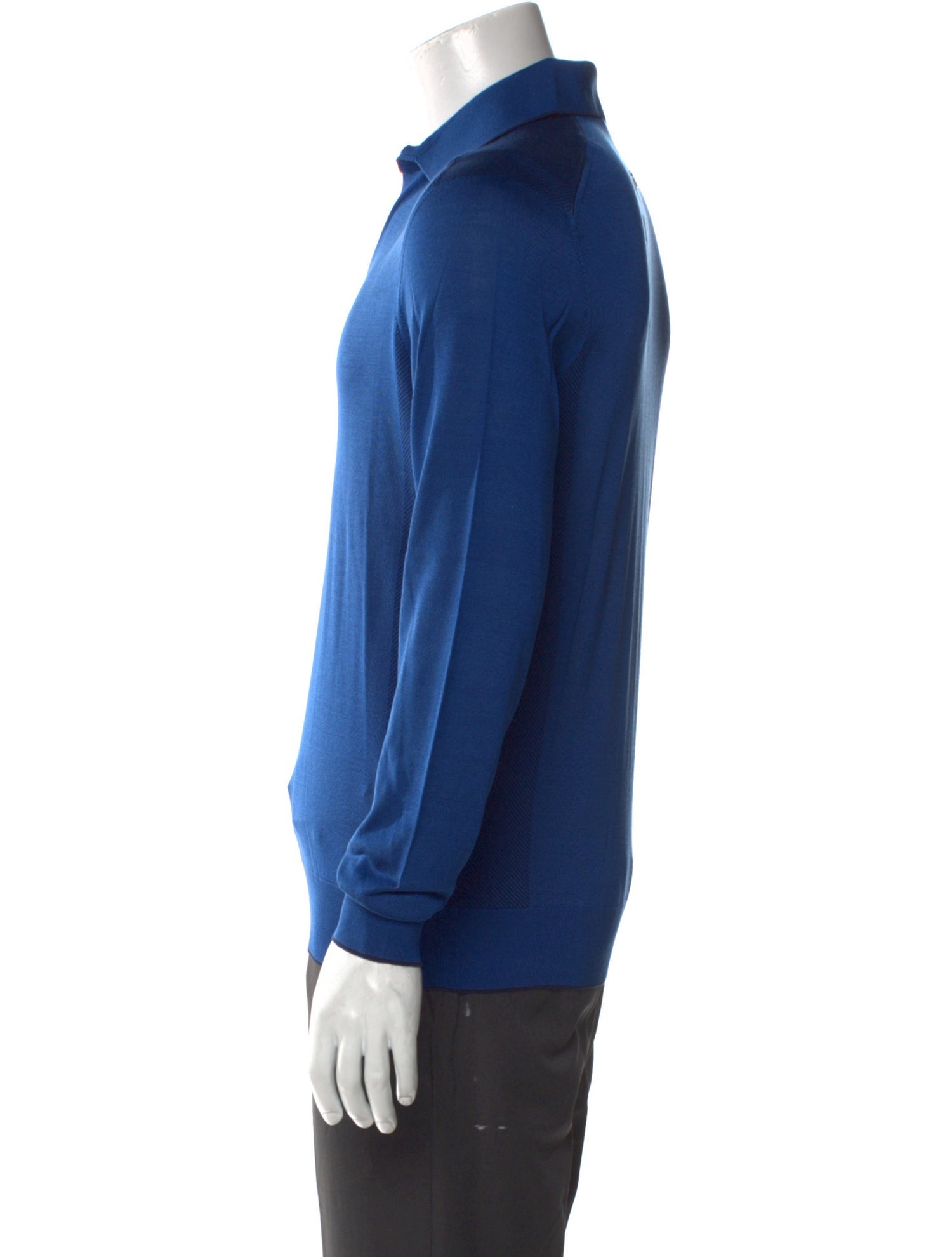 Stefano Ricci Silk Crew Neck Polo Sweater w/ Tags