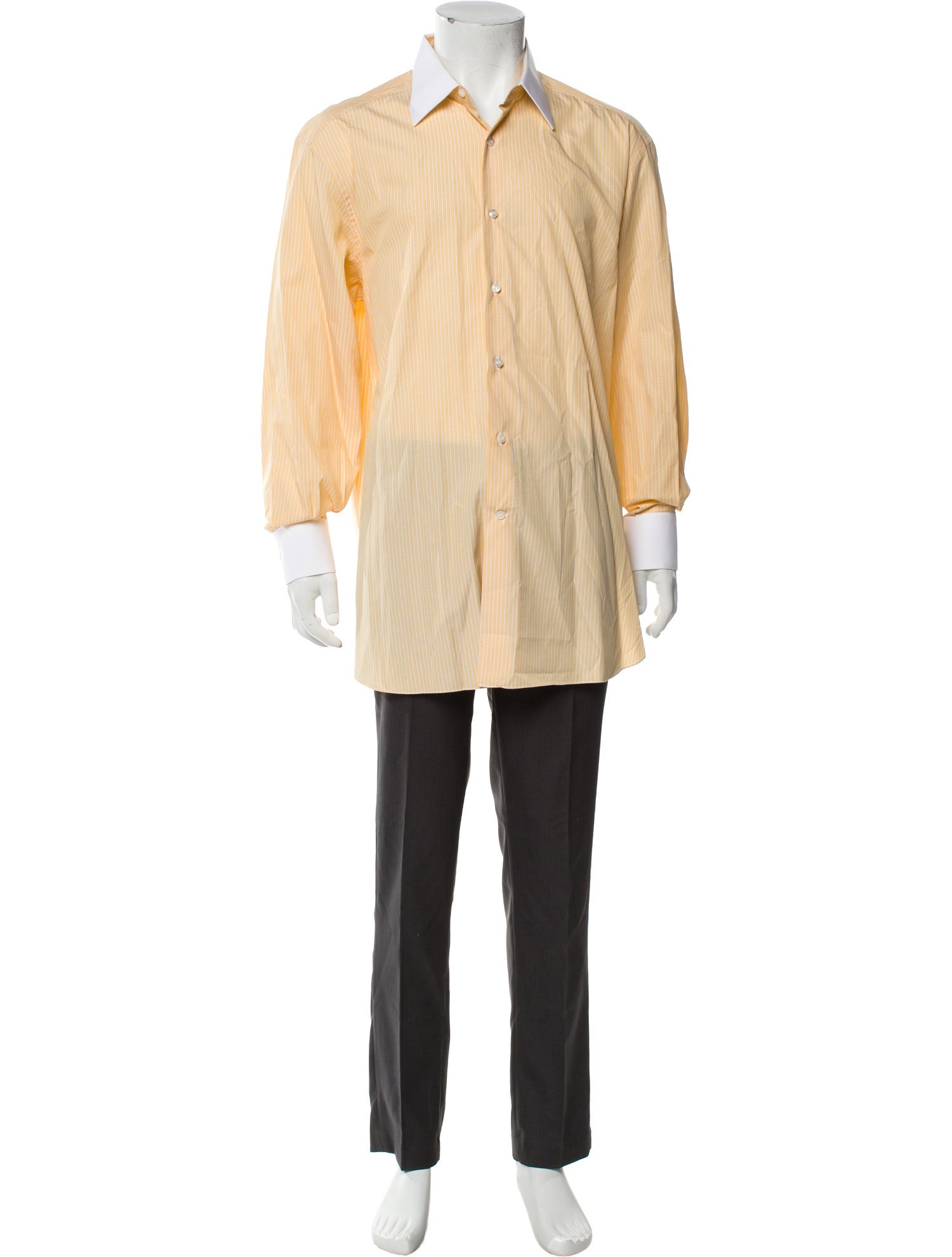 Stefano Ricci Striped Long Sleeve Shirt