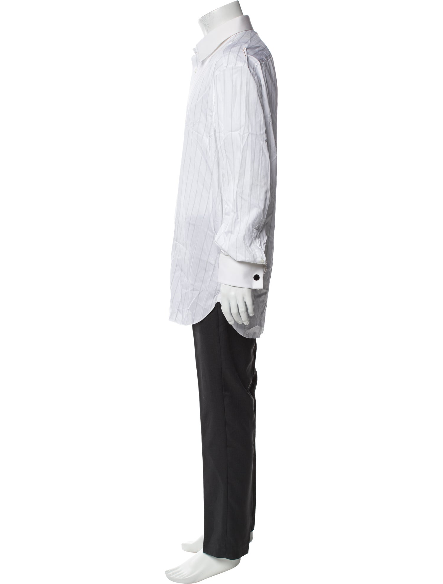 Stefano Ricci Striped Long Sleeve Shirt