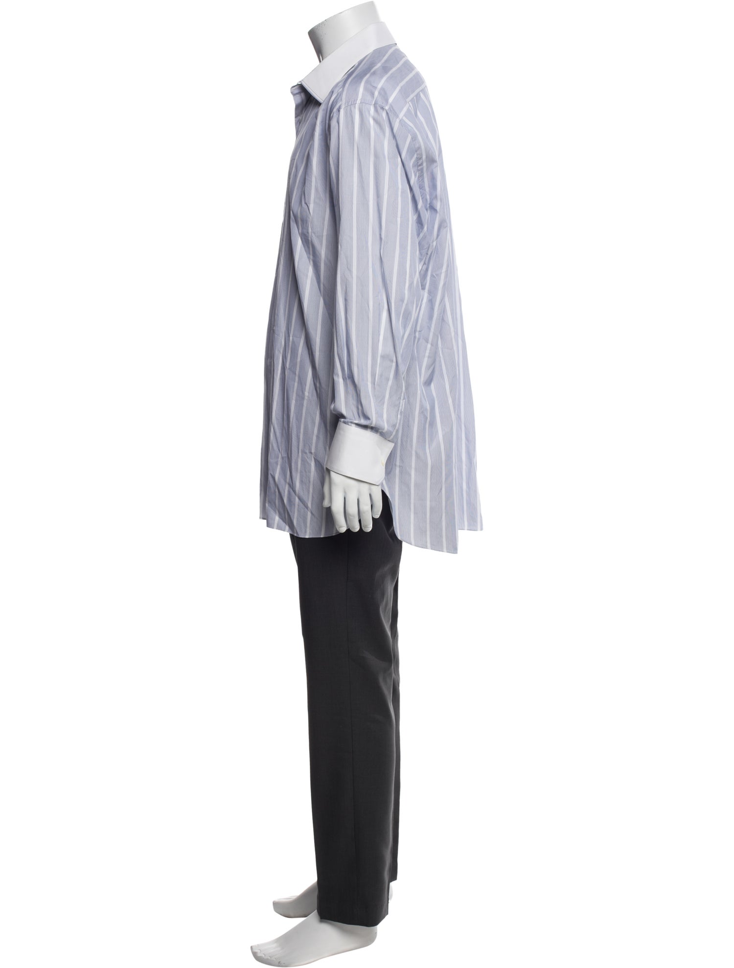 Stefano Ricci Striped Long Sleeve Shirt