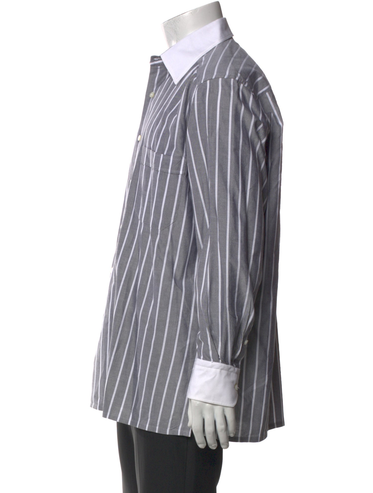Stefano Ricci Striped Long Sleeve Shirt