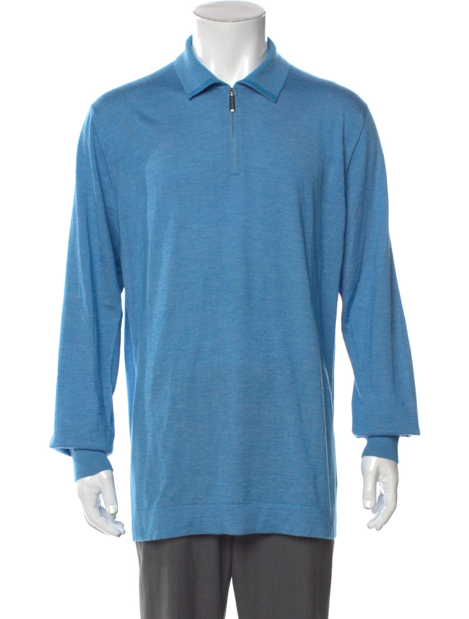 Stefano Ricci Cashmere Collar Sweatshirt