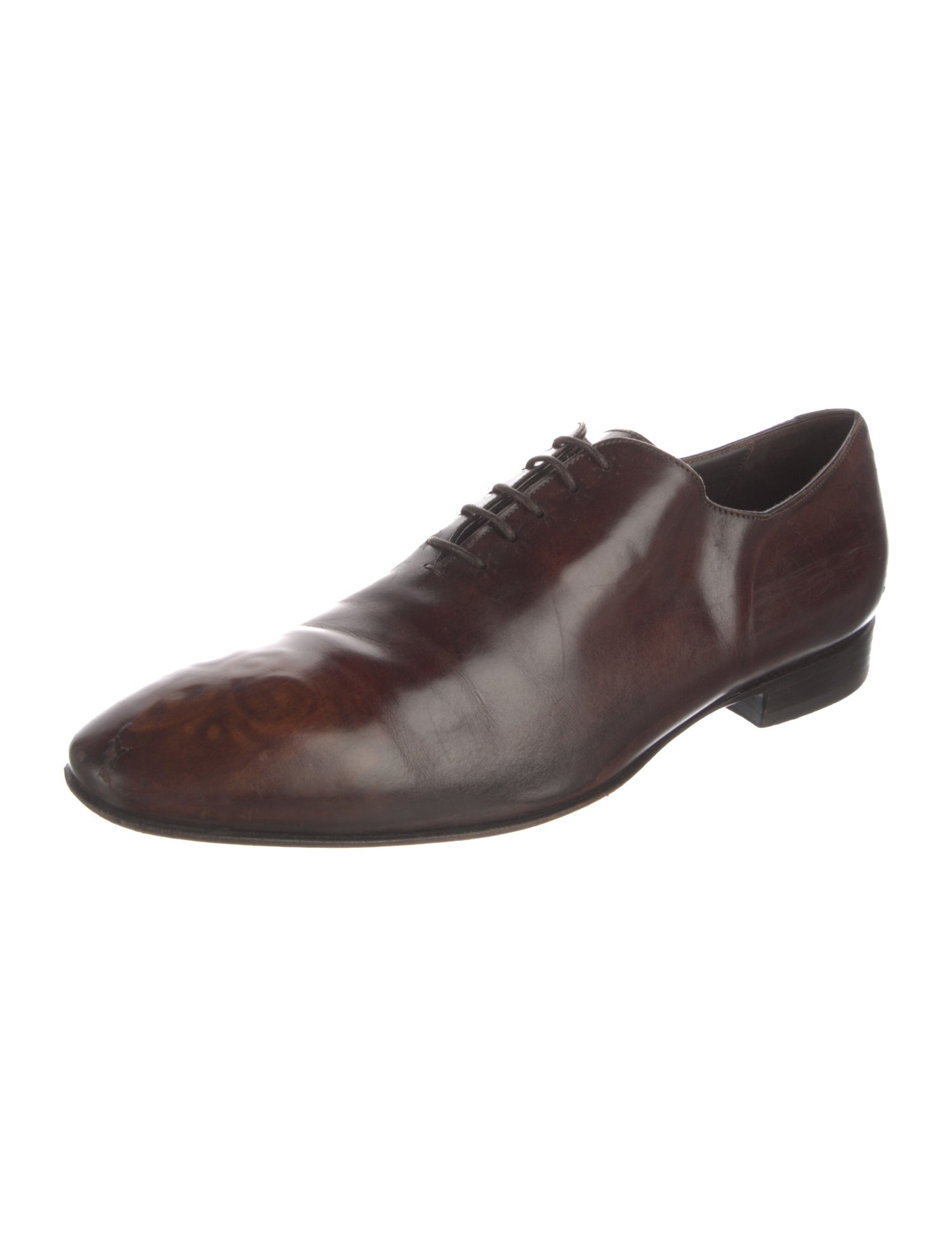 Stefano Ricci Leather Oxfords