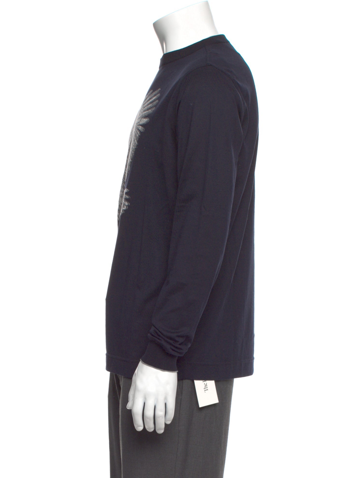 Stefano Ricci Graphic Print Crew Neck Henley