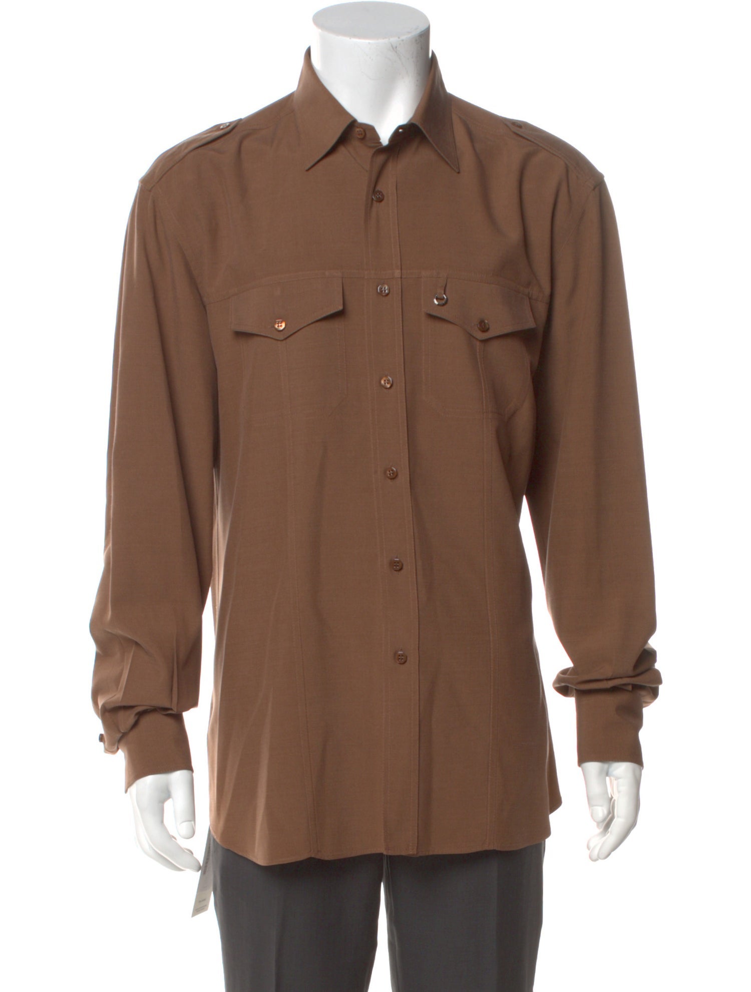 Stefano Ricci Silk Long Sleeve Shirt