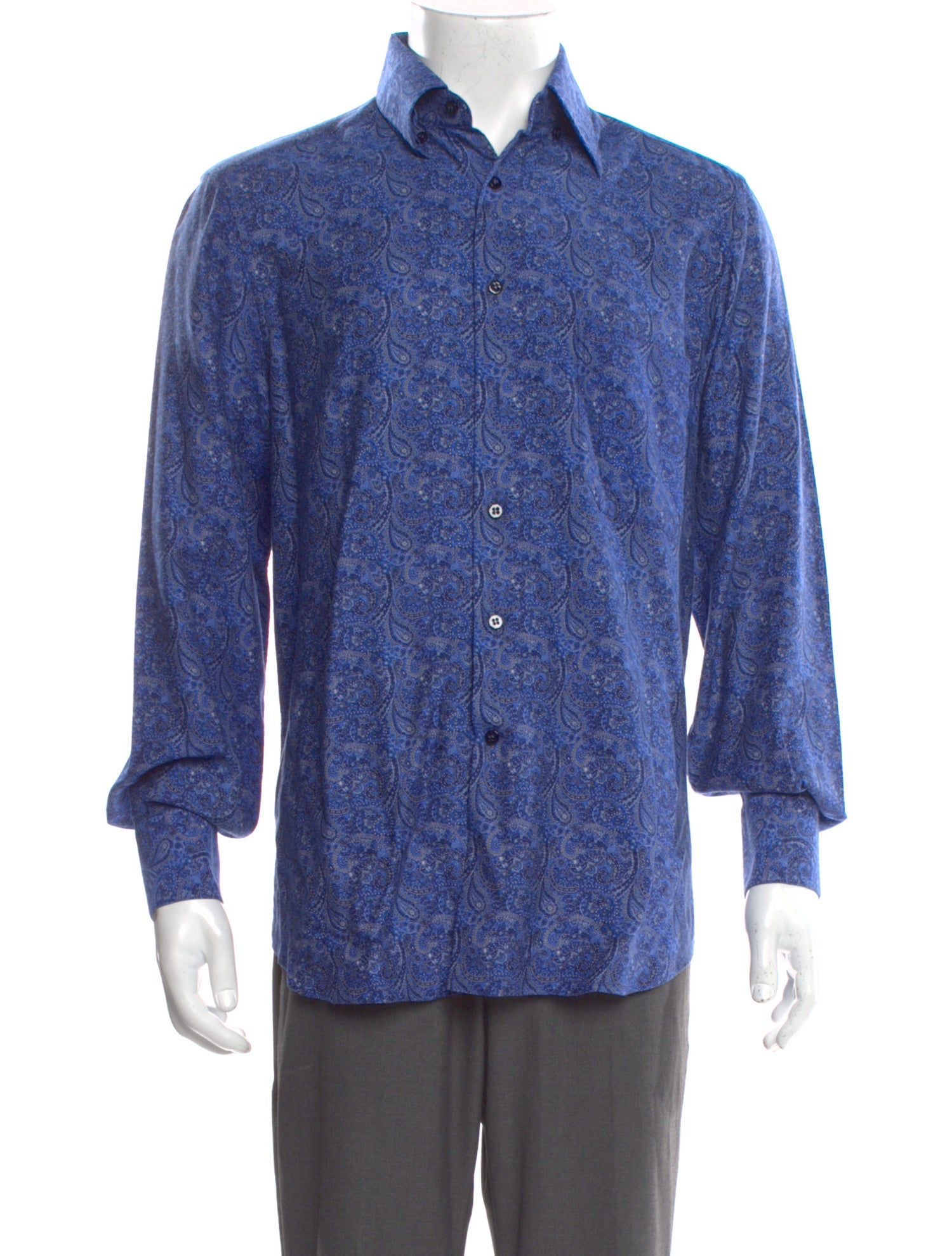 Stefano Ricci Silk Paisley Print Shirt