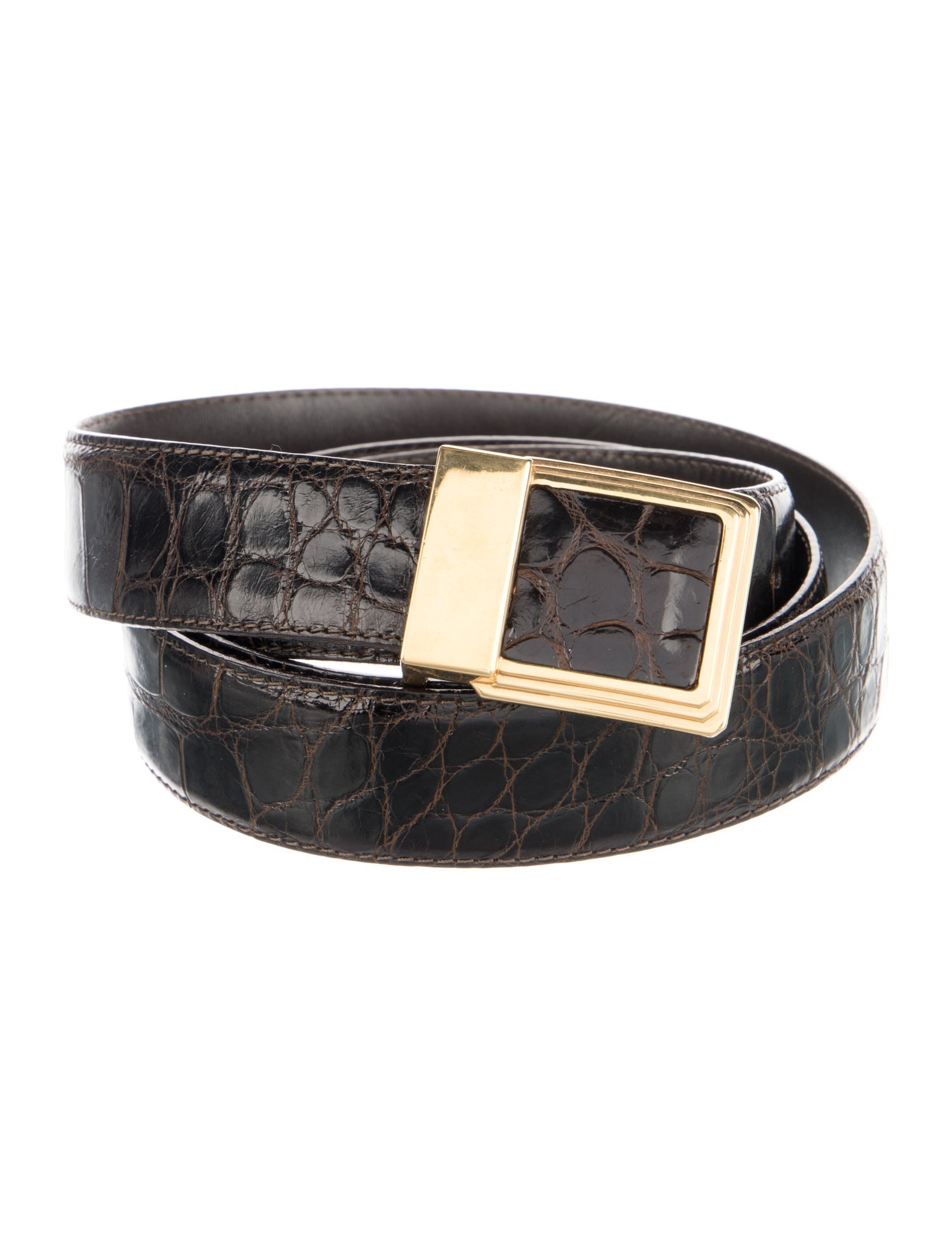 Stefano Ricci Alligator Waist Belt