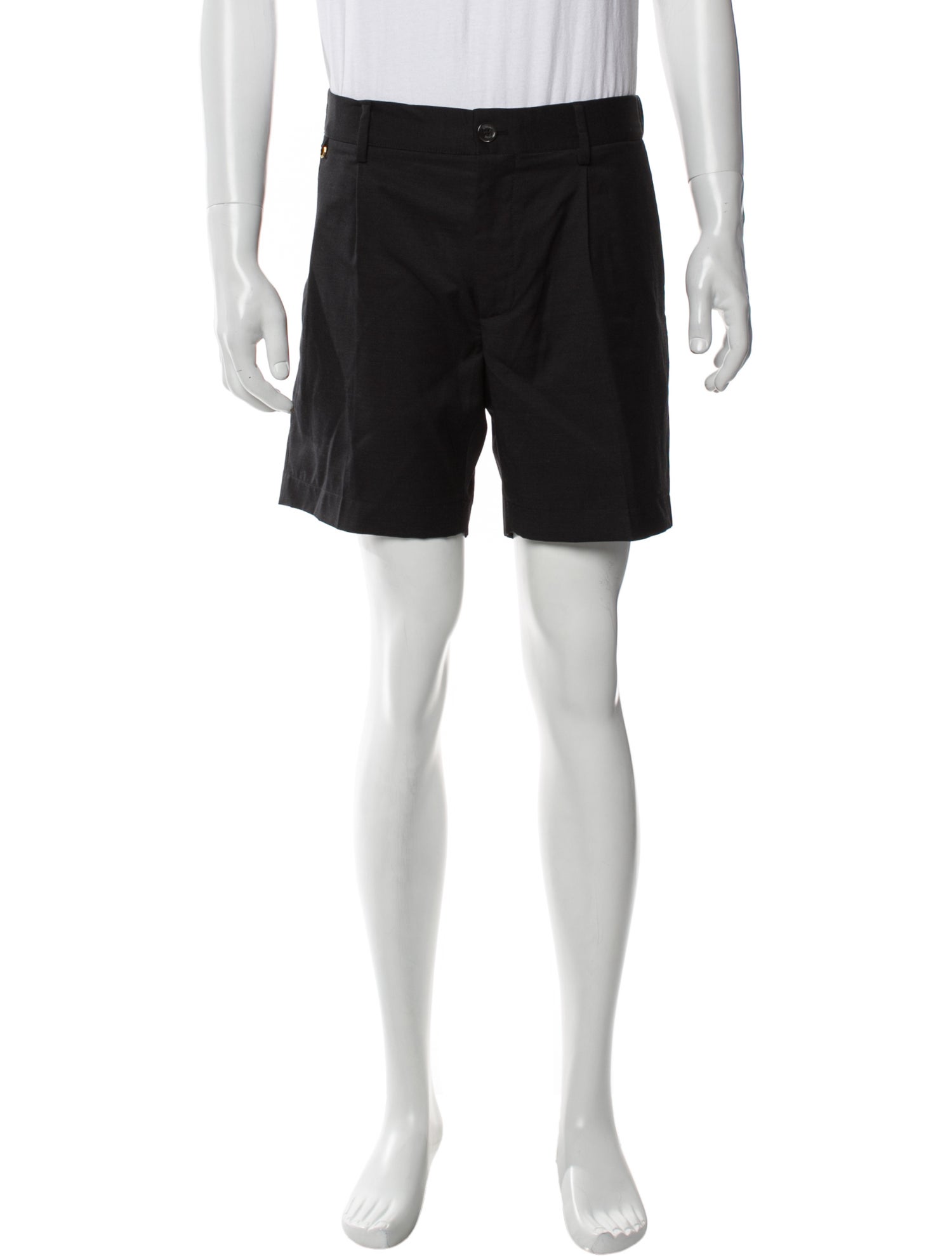 Stefano Ricci Virgin Wool Flat Front Shorts