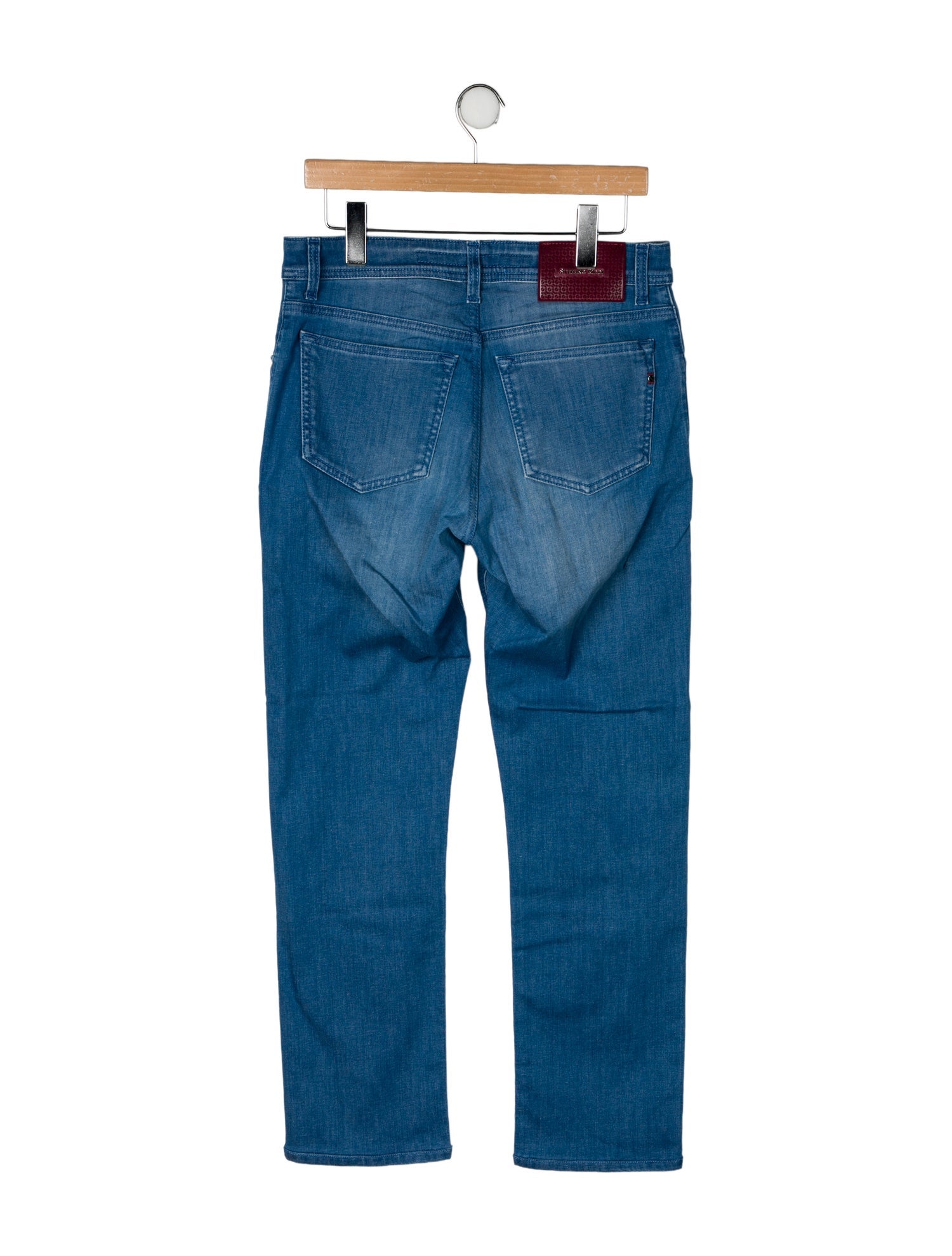 Stefano Ricci Mid-Rise Straight Leg Jeans