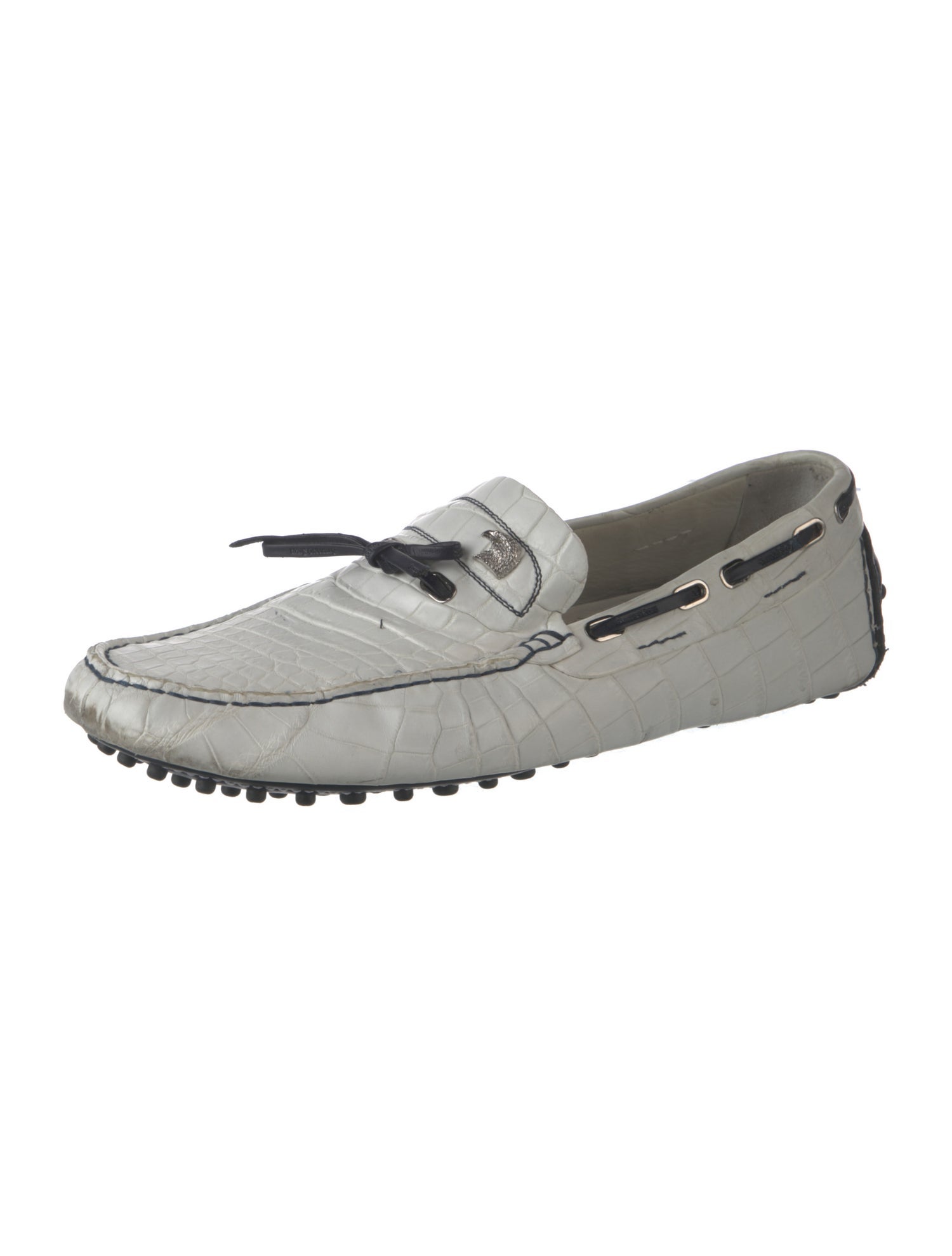 Stefano Ricci Patent Leather Drivers