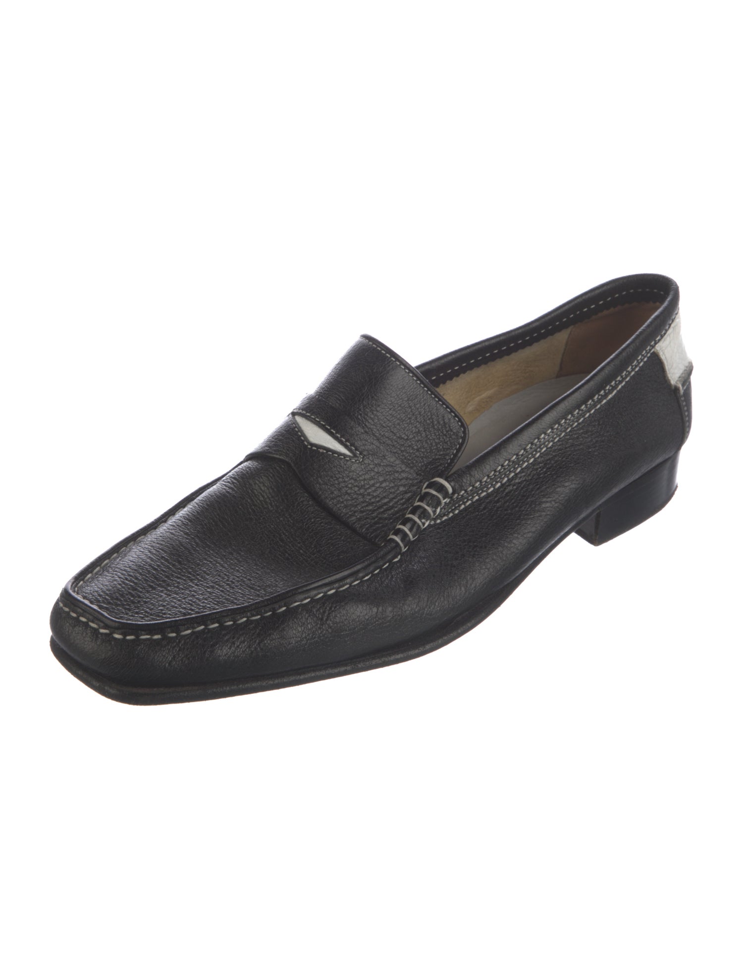 Stefano Ricci Leather Loafers