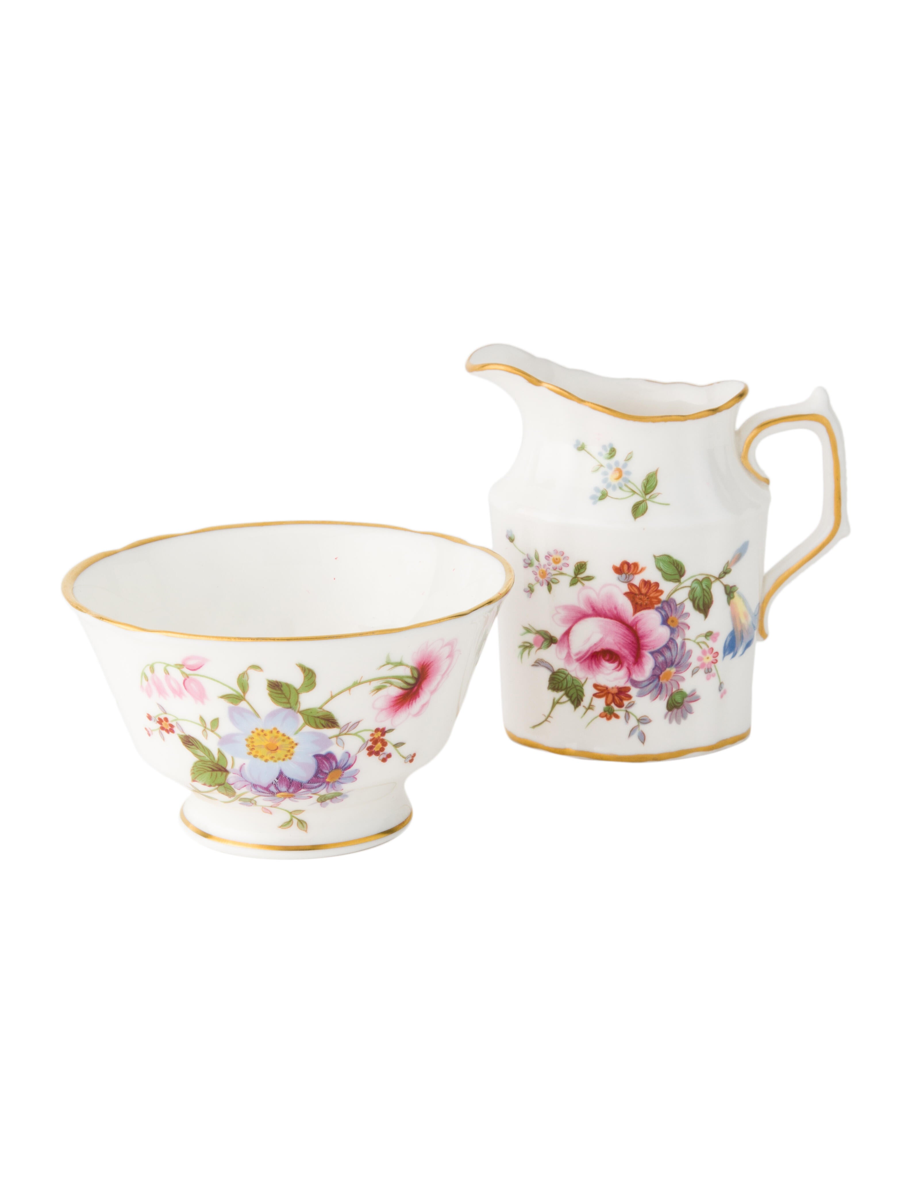 Royal Crown Derby 2-Piece Derby Posies Tea Accessory Set