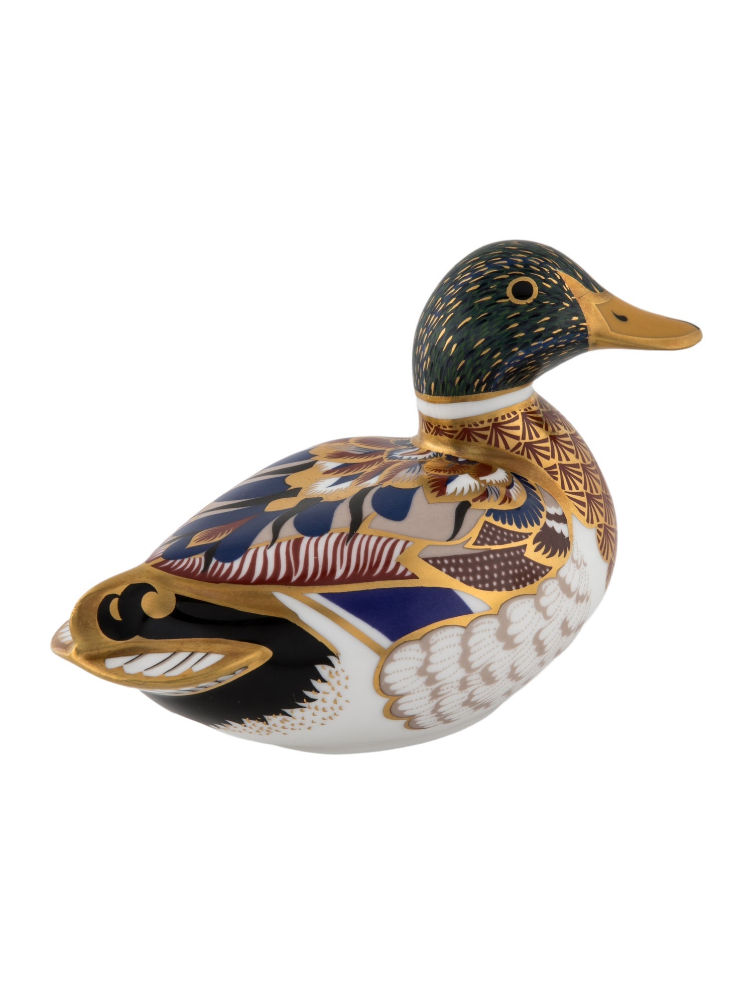 Royal Crown Derby Porcelain Duck Figurine