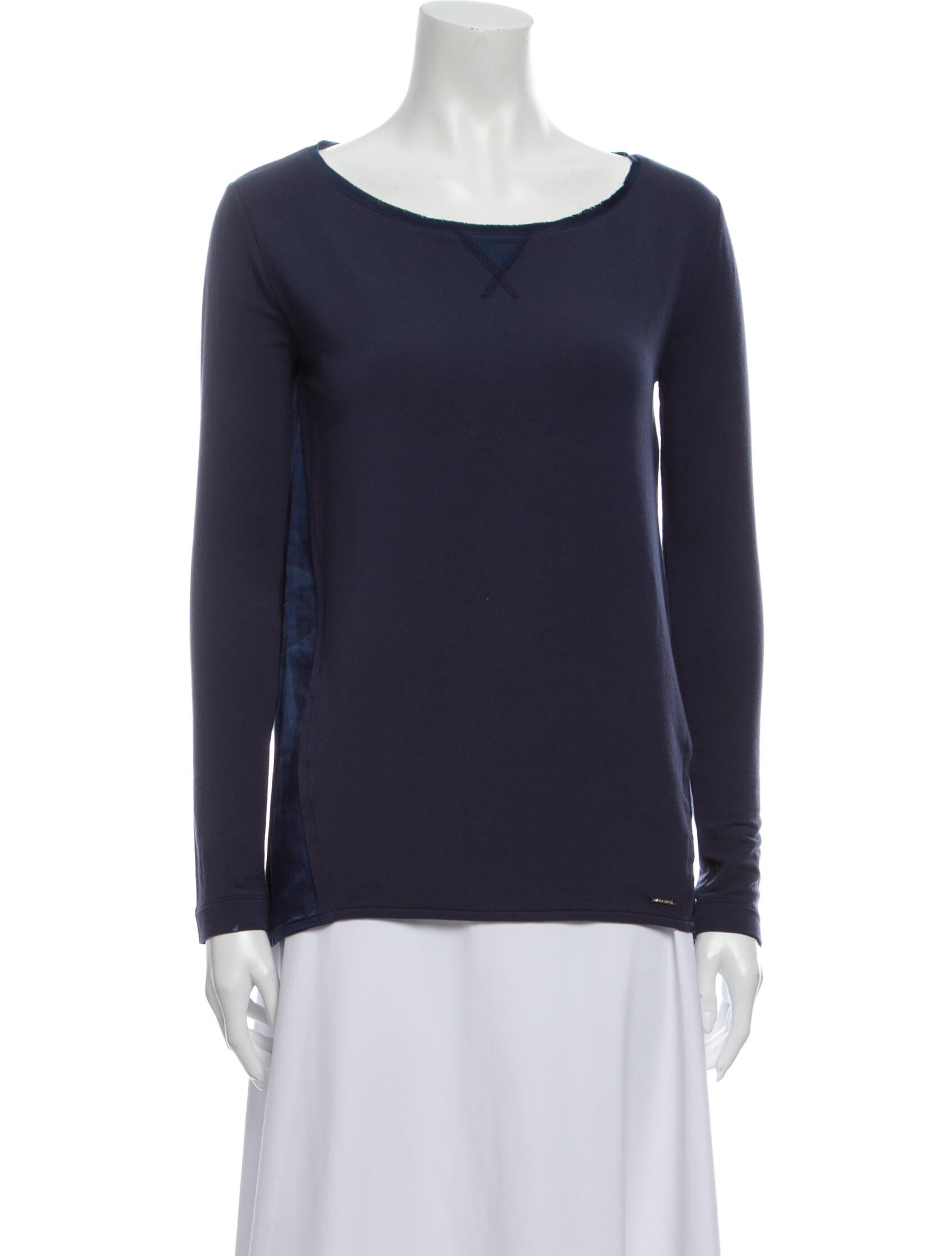 Woolrich Bateau Neckline Long Sleeve Top