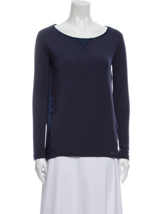 Woolrich Bateau Neckline Long Sleeve Top