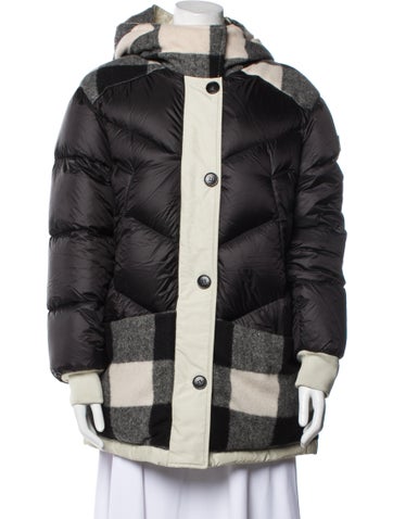 Woolrich Coats Colorblock Pattern Coat S