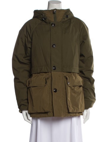 Woolrich Coats Colorblock Pattern Down Coat XS