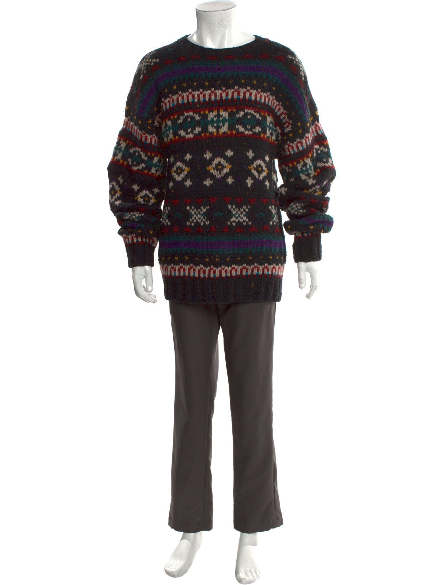 Woolrich Printed Crew Neck Pullover