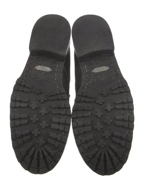 Woolrich Leather Printed Combat Boots