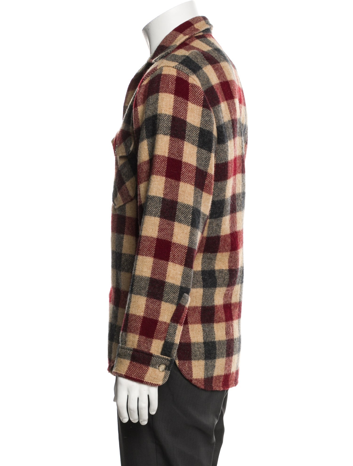 Woolrich Wool Plaid Print Shirt