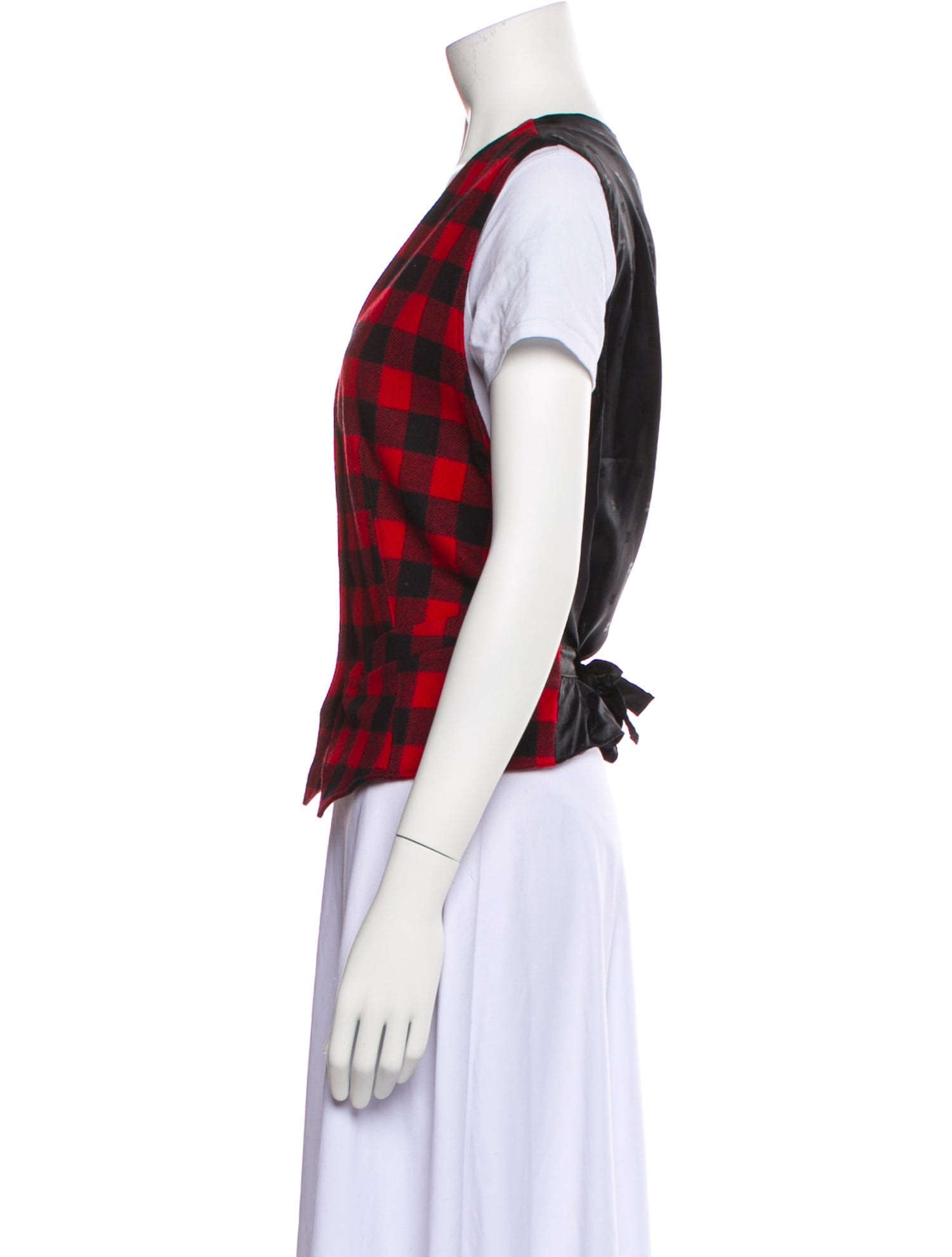 Woolrich Wool Plaid Print Vest
