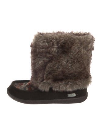 Woolrich Faux Fur Lace-Up Boots