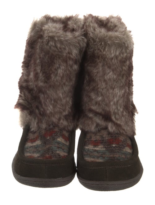 Woolrich Faux Fur Lace-Up Boots
