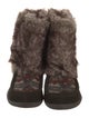Woolrich Faux Fur Lace-Up Boots