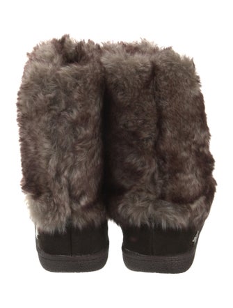 Woolrich Faux Fur Lace-Up Boots