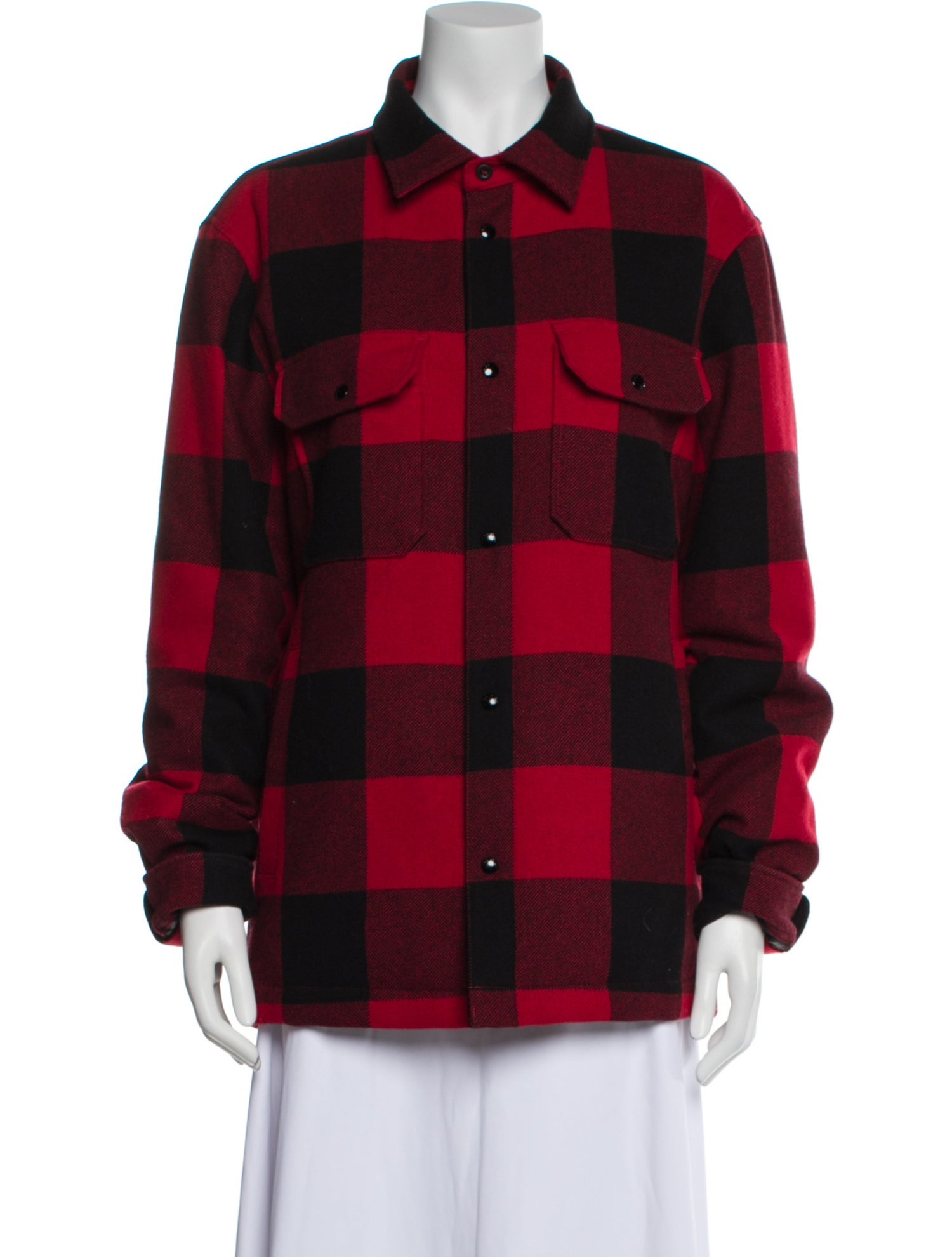 Woolrich Wool Plaid Print Jacket