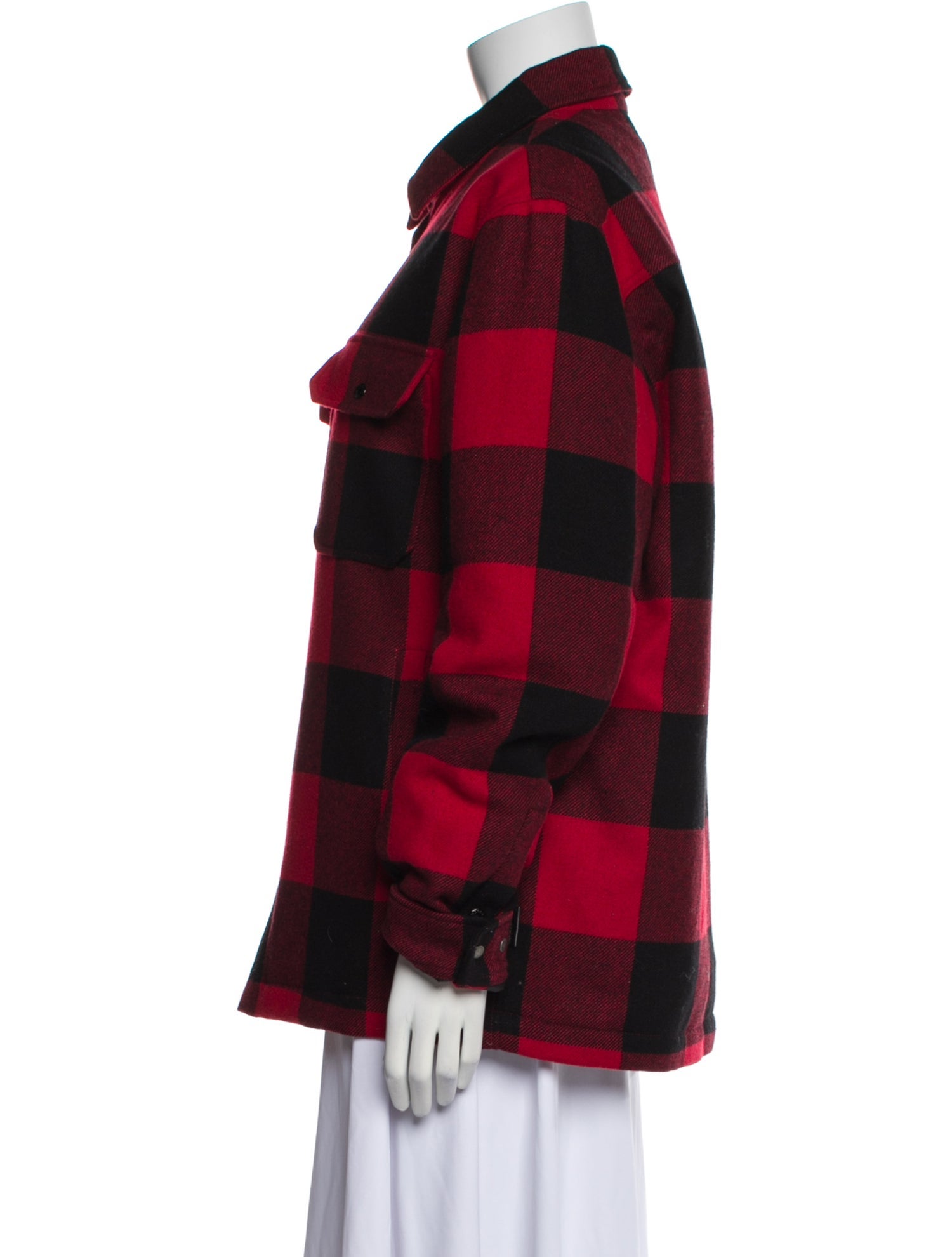 Woolrich Wool Plaid Print Jacket