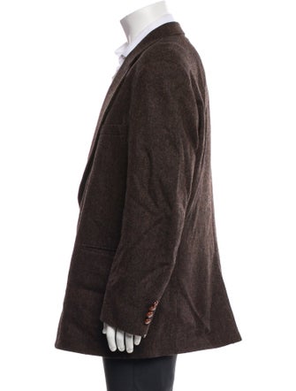 Woolrich Tweed Pattern Peacoat