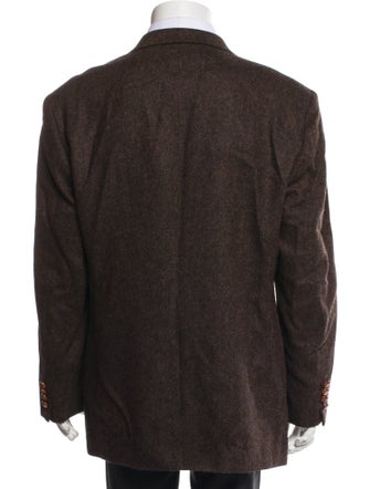 Woolrich Tweed Pattern Peacoat