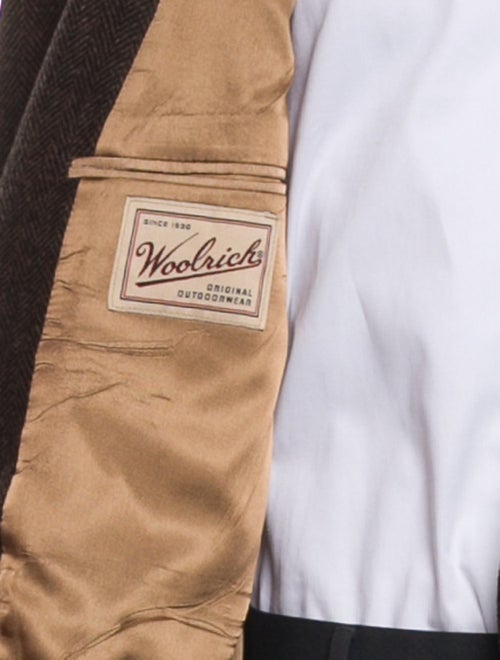 Woolrich Tweed Pattern Peacoat